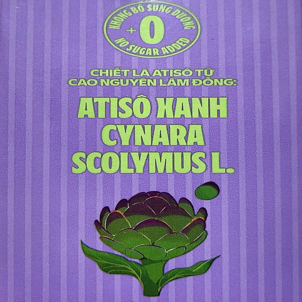 [Hộp 1 Lít – KHÔNG ĐƯỜNG] TRÀ ATISÔ VFRESH [VN] VINAMILK (Sugar Free) Artichoke Drink