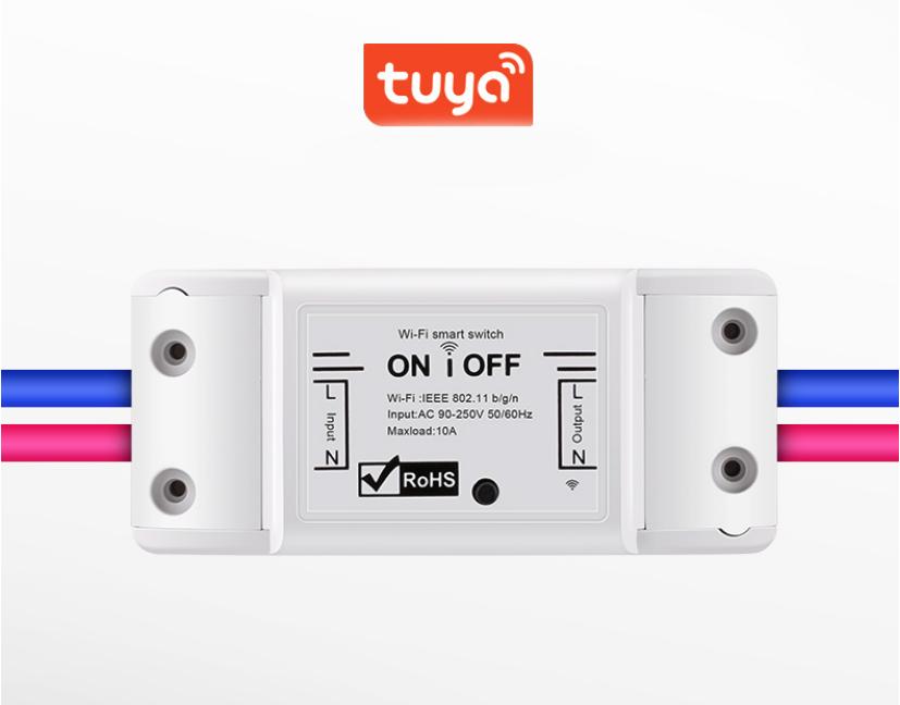 Công Tắc Wifi Tuya Basic bản quốc tế tiếng anh có hỗ trợ google home