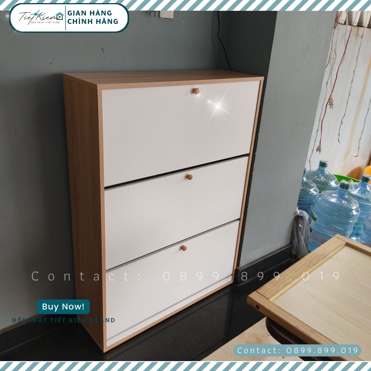 Tủ giày thông minh gỗ NTTK TG789889