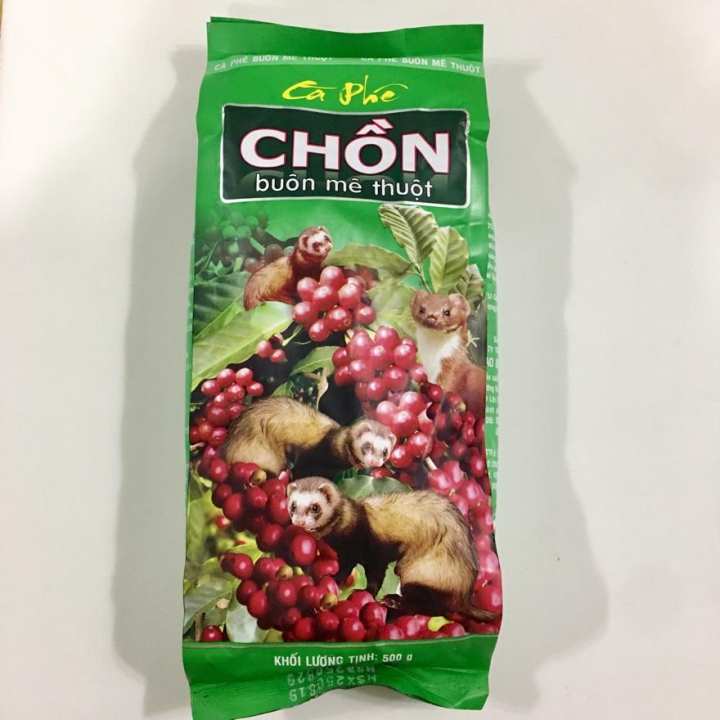 Cafe Zone 76 Cà phê pha phin đậm đà Chồn Buôn Mê Thuộc của công ty Cao Đại Nguyên thượng hạng 500gr – chồn xanh
