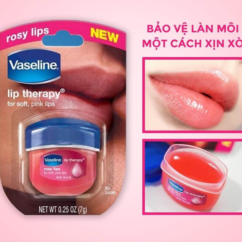 Dưỡng Môi Vaseline Lip Therapy 7g - Đủ Mùi Hương
