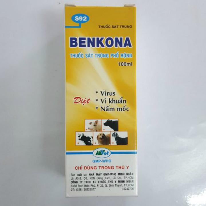 Sát khuẩn và khử trùng Benkona 100ml