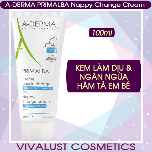 [HCM]Kem Trị Hăm Tã Cho Bé ADERMA Primalba Nappy Change Cream (100ml)