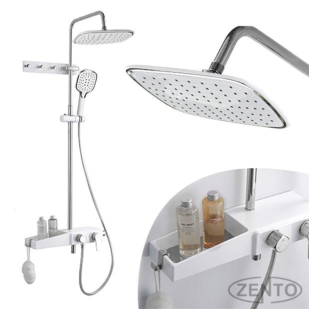 Bộ sen cây nóng lạnh Luxury Shower ZT8022-white