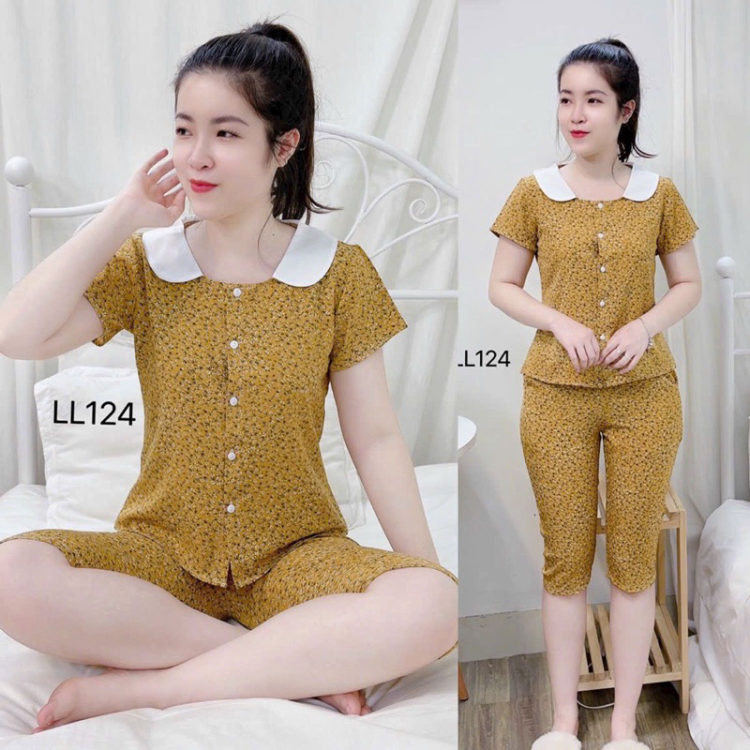 BỘ PIZAMA LỬNG LỤA THÁI CAO CẤP CLOVER