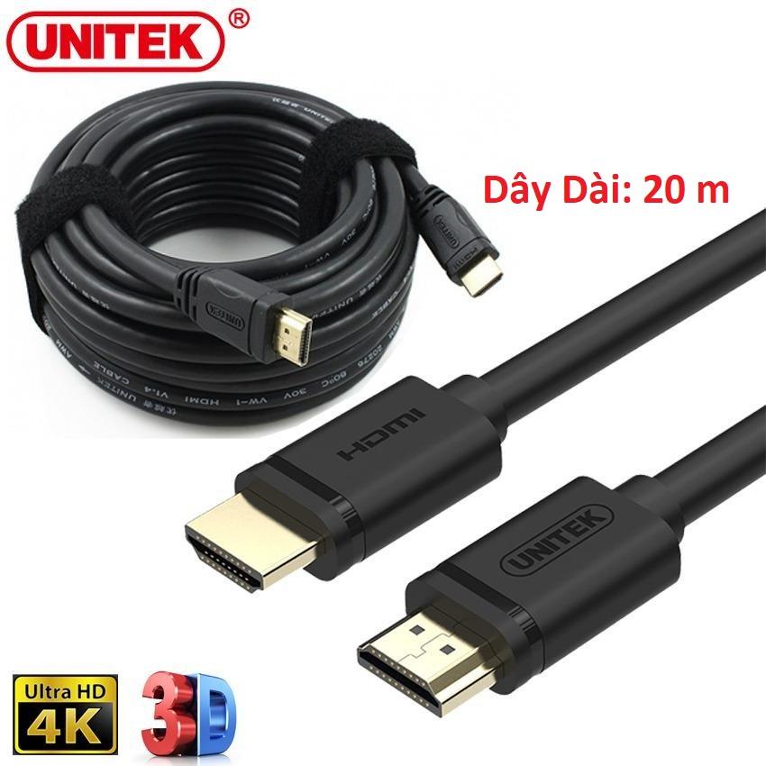 [UNITEK STORE] CÁP HDMI Unitek HỖ TRỢ 4K - DÀI 20M UNITEK (Y-C 144M)