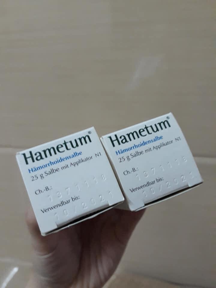 Kem Bôi Trĩ Hametum Hamorrhoidensalbe