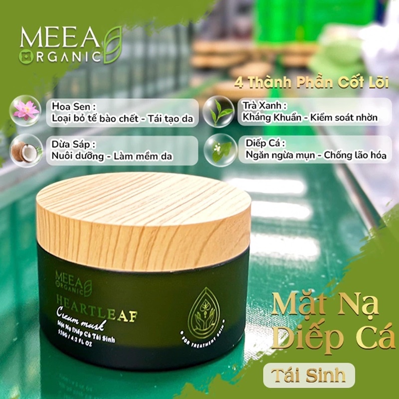 (CÓ SĂN) MẶT NẠ DIẾP CÁ MEEA ORGANIC