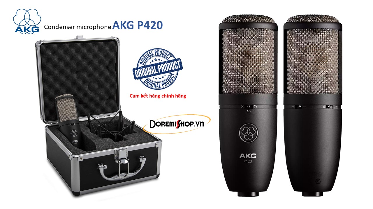 [HCM]Micro thu âm Condenser microphone AKG P420