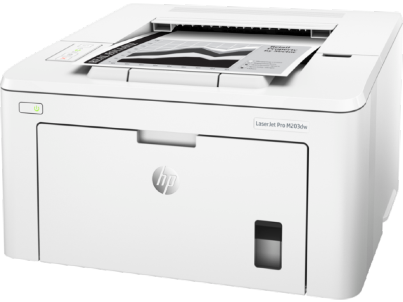 MÁY IN HP LASERJET PRO M203DN IN LASER TRẮNG ĐEN 2 MẶT TỰ ĐỘNG KẾT NỐI MẠNG LAN
