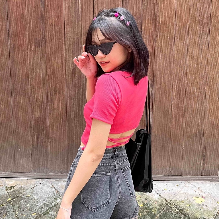Áo croptop rio Miều trẻ trung năng động TT16