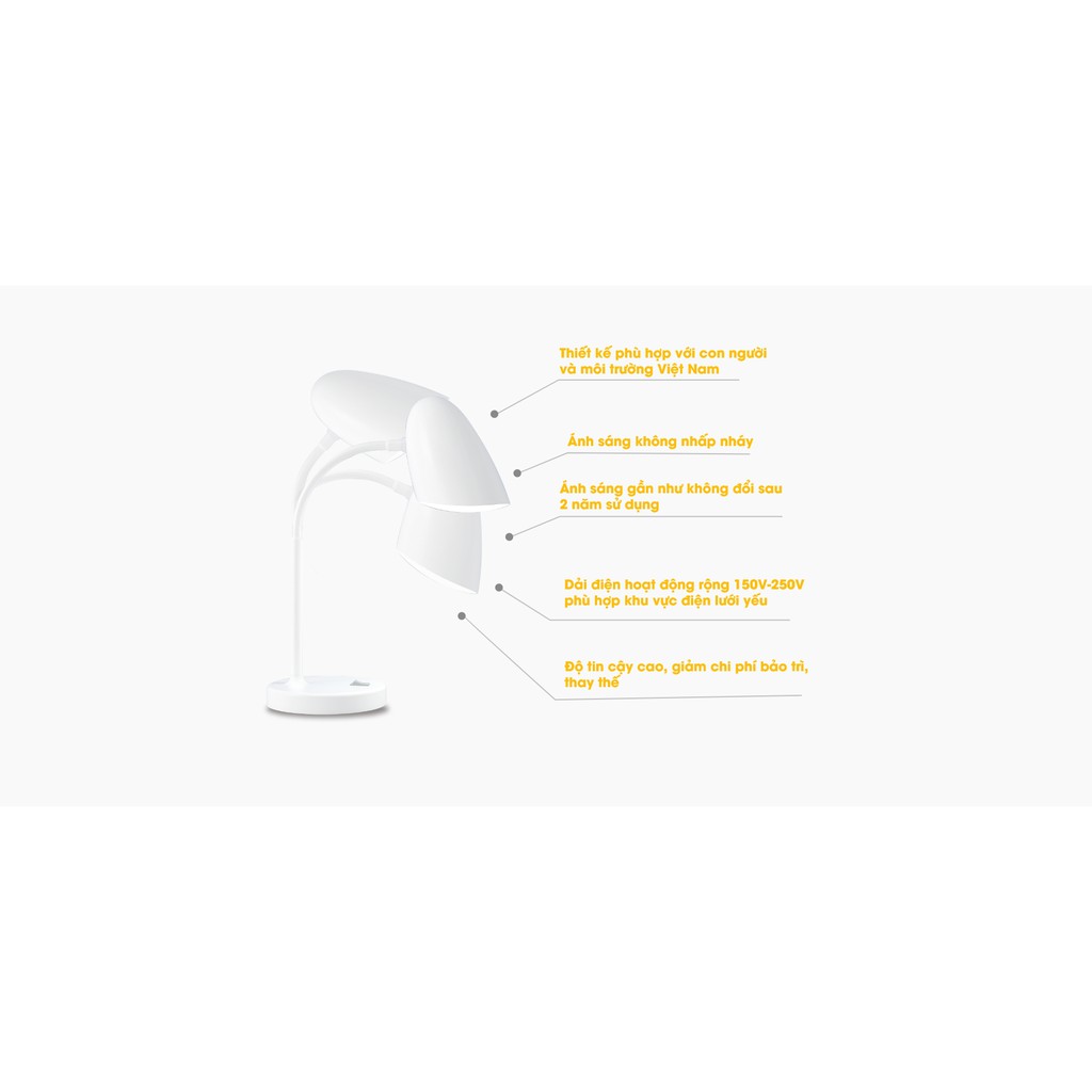 Đèn bàn LED chống cận 6W Rạng Đông RL-38.LED