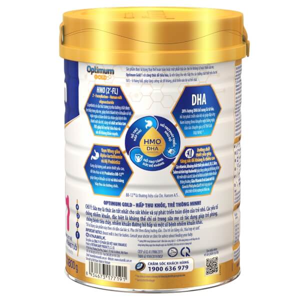[HCM]Sữa bột Optimum Gold (OPTIMIX) số 1 800g