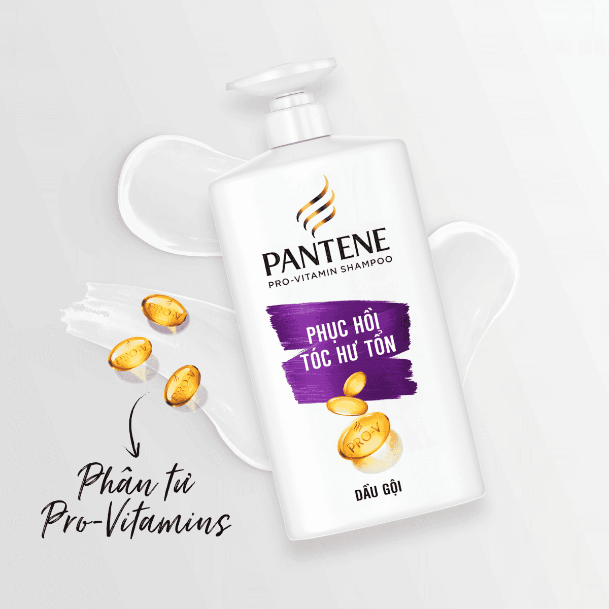 Dầu Gội Chăm Sóc Tóc Hỗ Trợ Phục Hồi Pantene Damage Care 650Ml