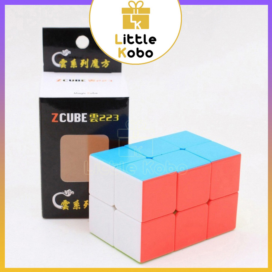 Rubik Z-Cube 2x2x3 Rubic Biến Thể 223 Stickerless Đồ Chơi Trí Tuệ Trẻ Em Phát Triển Tư Duy Thông Minh - Little Kobo