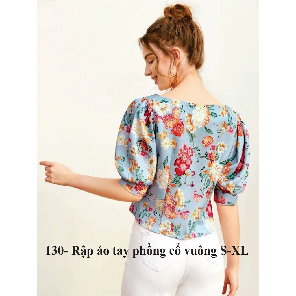 Rập áo cổ vuông - Rập giấy mã 130 ( bản vẽ) (BẢN VẼ)