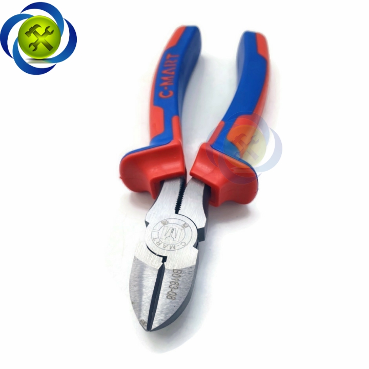 [HCM]Kìm cắt cán xanh đỏ C-Mart B0163-8 200mm 8inch