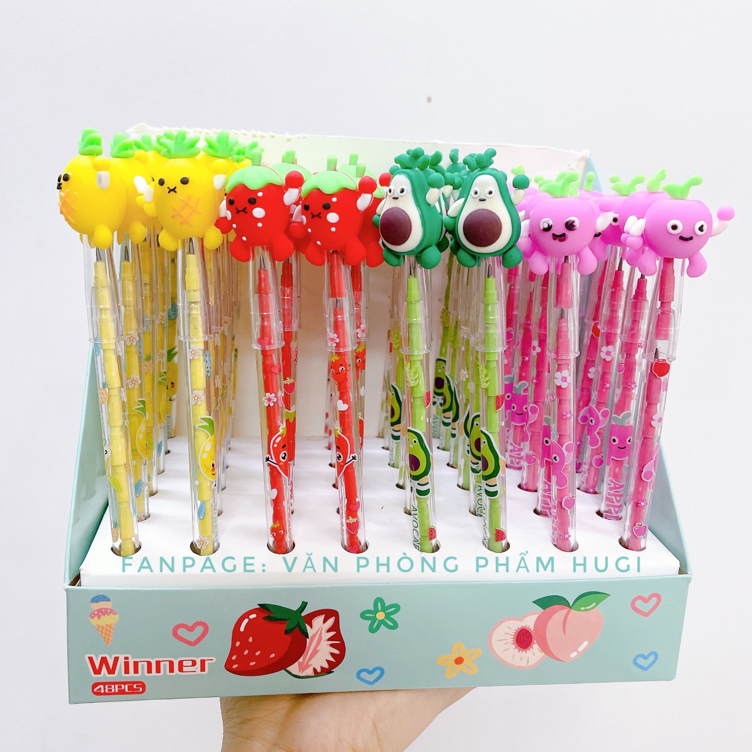 Combo 2 Cây Bút Chì Khúc đầu thú hoạt hình dễ thương (Mix nhiều mẫu xinh xắn)