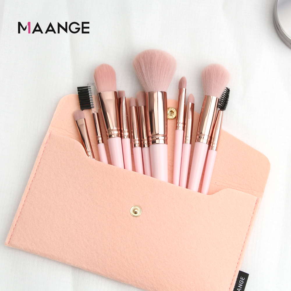 Bộ cọ trang điểm 11 cây MAANGE chuyên dụng 130g