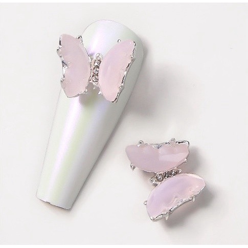 Charm nail - charm đá sáng - charm bướm cao cấp