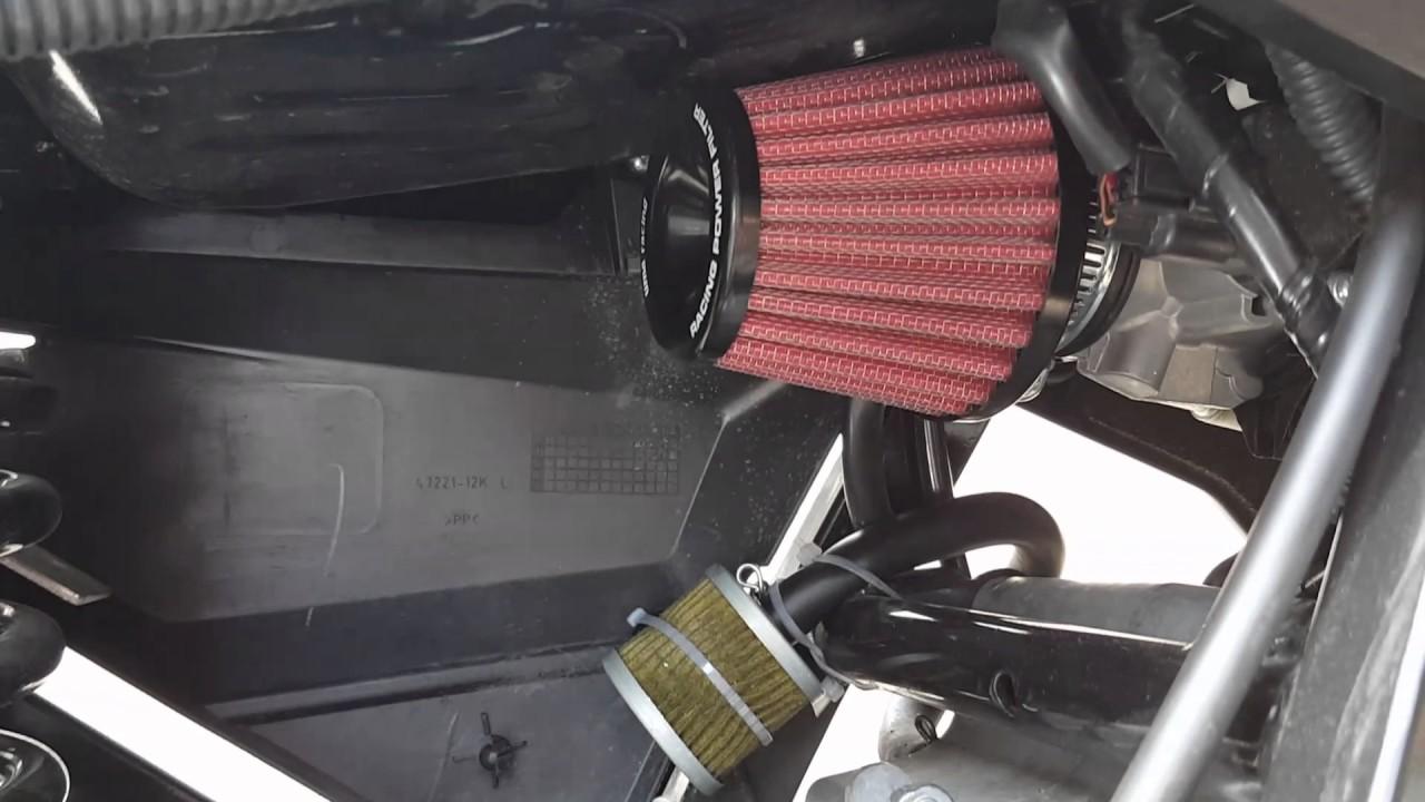 PÔ E TĂNG TỐC Racing power filter BÁNH Ú LƯỚI SẮT