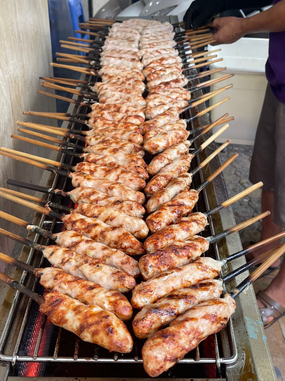 Bếp nướng BBQ 180cm dùng gas