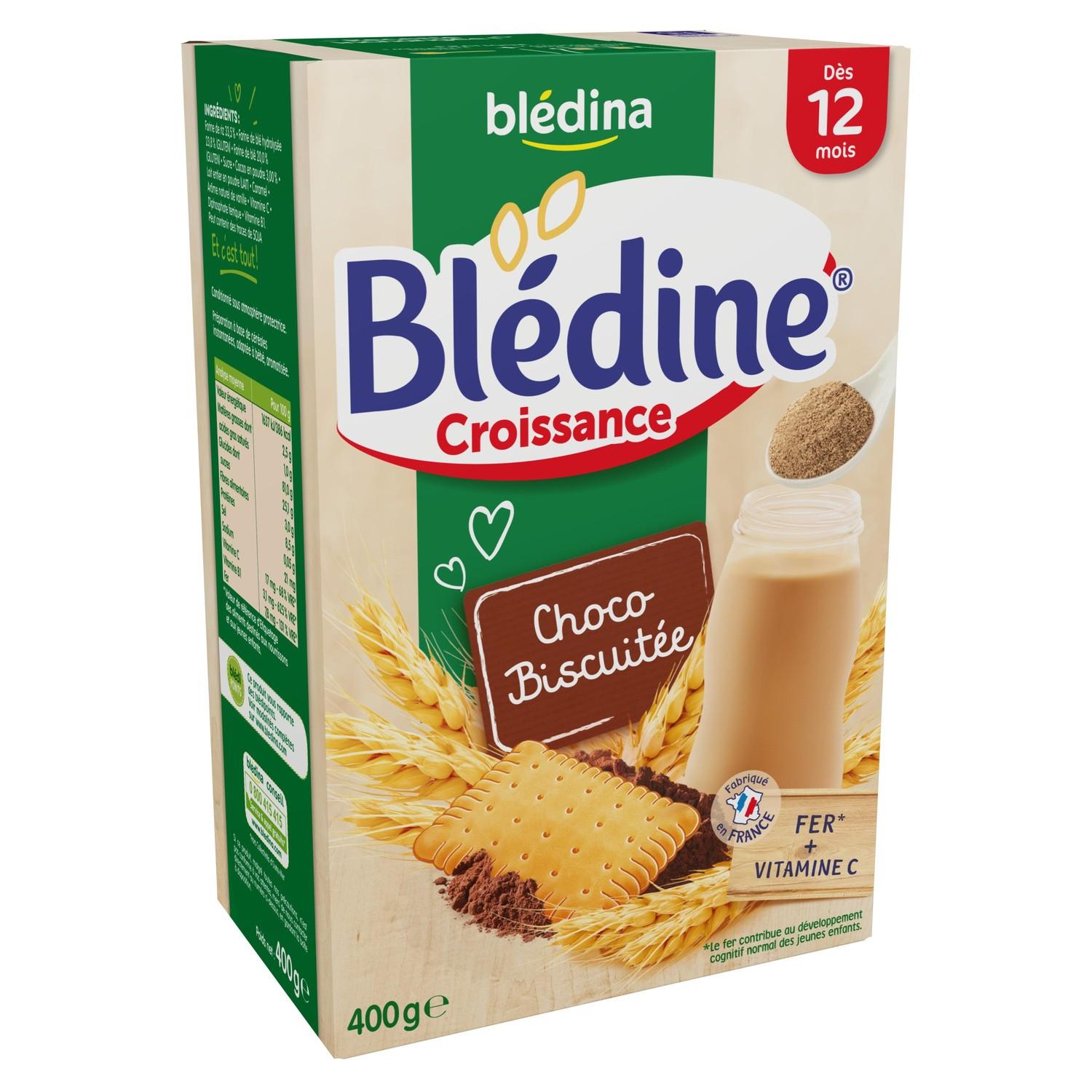 Bột lắc sữa Bledine cho bé trên 12 tháng vị bích quy choco
