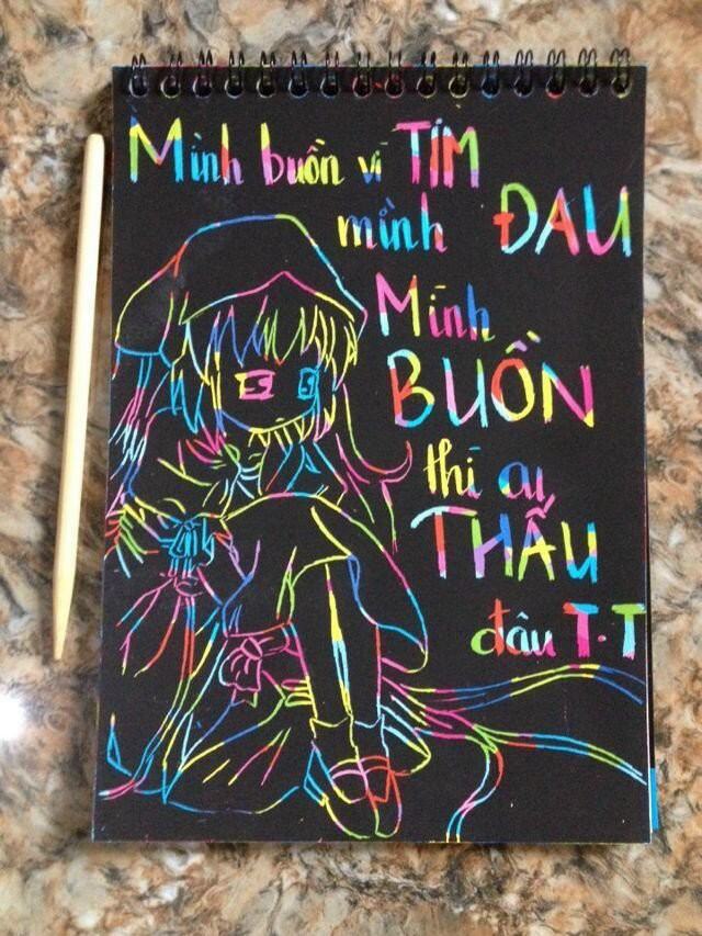 [HCM][FREESHIP MAX] Sổ vẽ ma thuật - Rainbow Scratch paper note size A4/A5/A6. Linzstore89