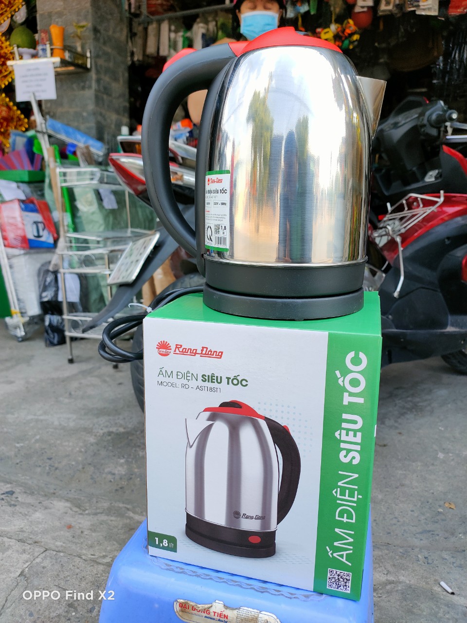 [HCM]Ấm siêu tốc Rạng Đông loại 1.8 Lít inox SUS 304