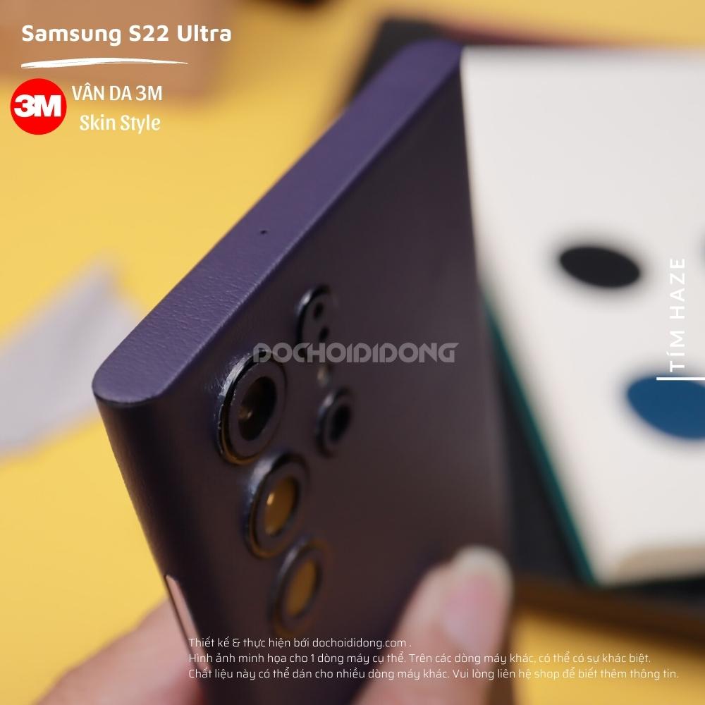 [Màu Tím Haze] Miếng Dán Skin 3M Vân Da Các Dòng Samsung Note 8 Note 9 Note 10 Note 20 Plus Ultra 5G