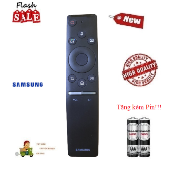 Bảng giá Remote Điều khiển tivi Samsung giọng nói BN59-01298G năm 2015,2016,2017,2018- Hàng mới nguyên tem Tặng kèm Pin