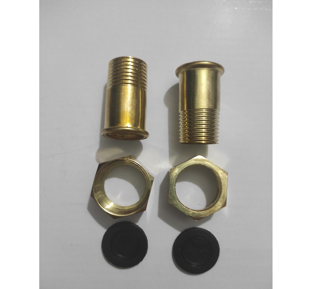 Chân đồng hồ nước xi và đồng thau (Rắc co 21-27)