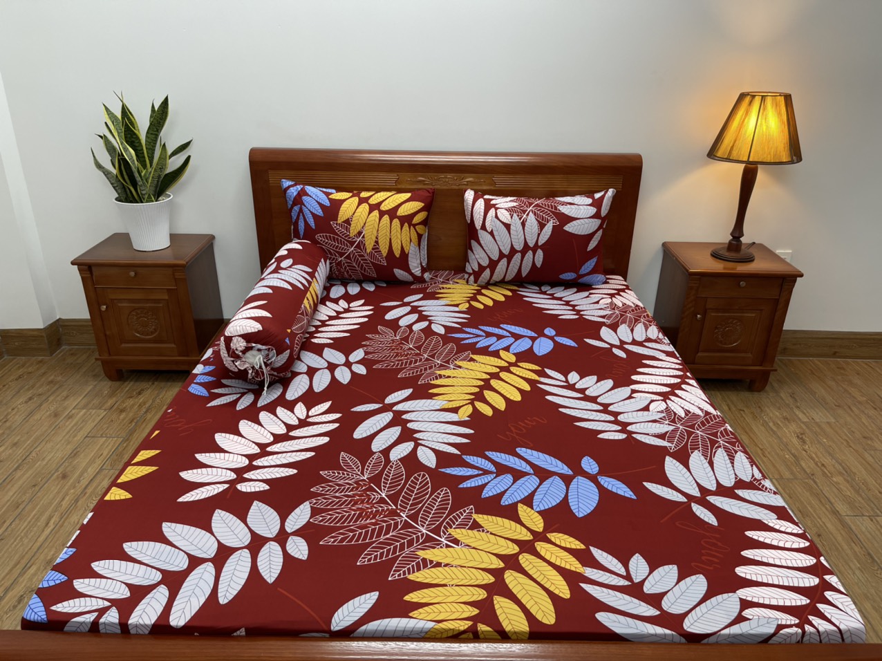 Bộ 4 món drap ga gối THUN LẠNH HÀN QUỐC- ĐỦ SIZE