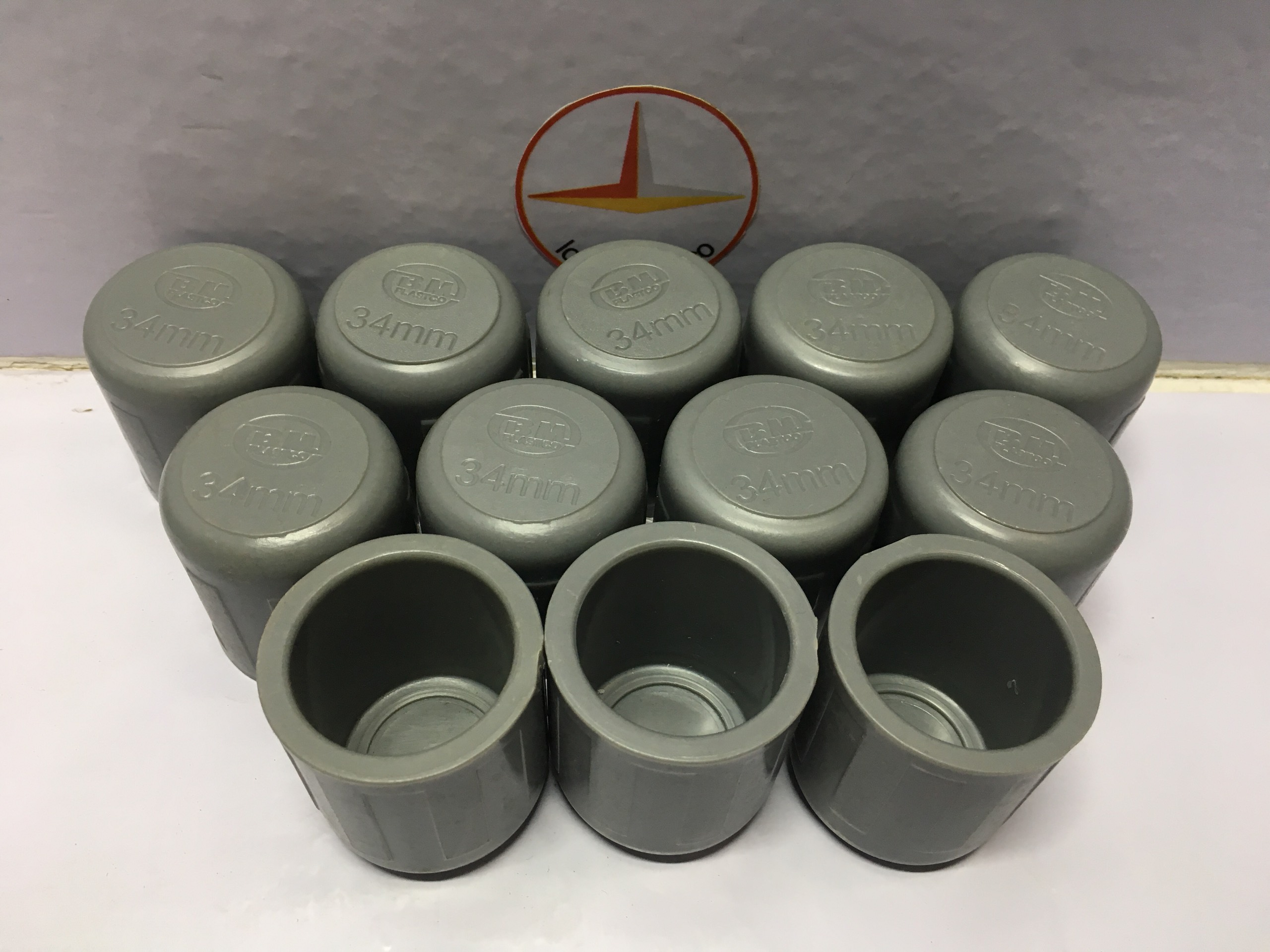 Nắp bịt 34 nhựa PVC Bình Minh ( 10 cái )