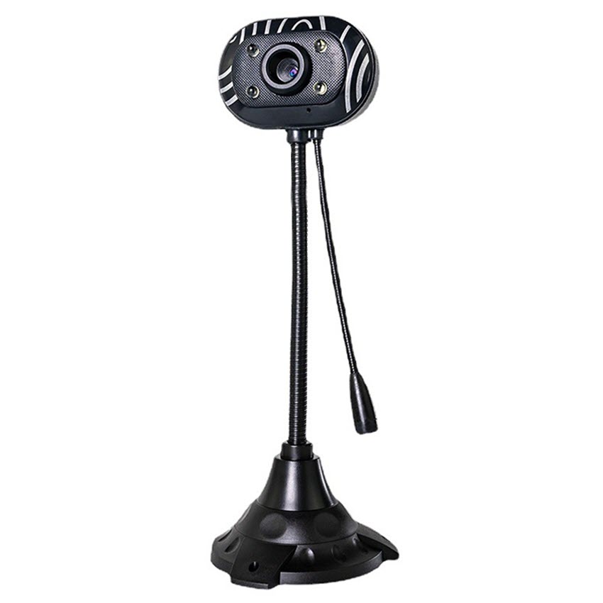 WEBCAM chân cao có mic có 4 đèn led chất lượng cao