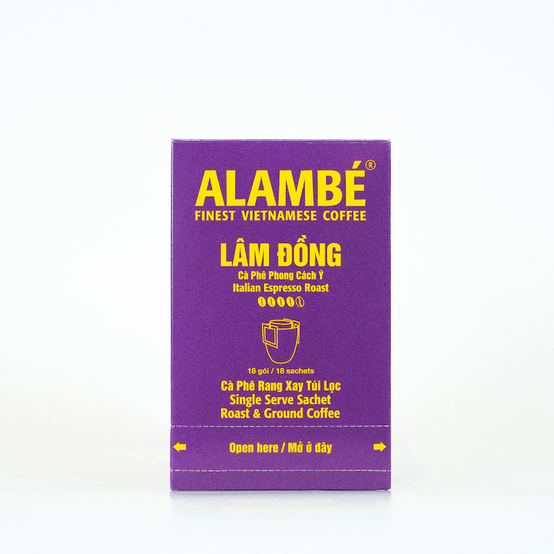 [HCM]CÀ PHÊ TÚI LỌC ALAMBÉ - LÂM ĐỒNG (18 gói x 10g)