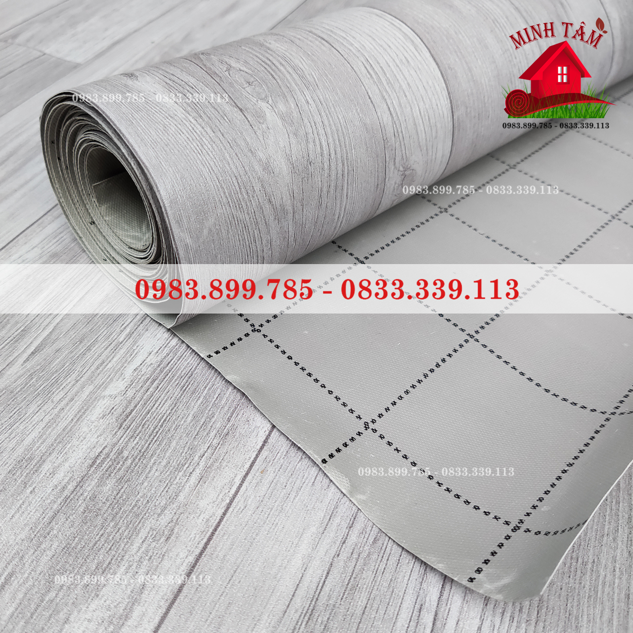 [HCM] [1mx1m] Simili Trải Sàn gỗ nhám dày 0.5mm
