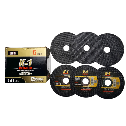 ĐÁ CẮT SẮT 125 | Đá cắt K1 đen 125 | Đá cắt sắt 1 tấc 2