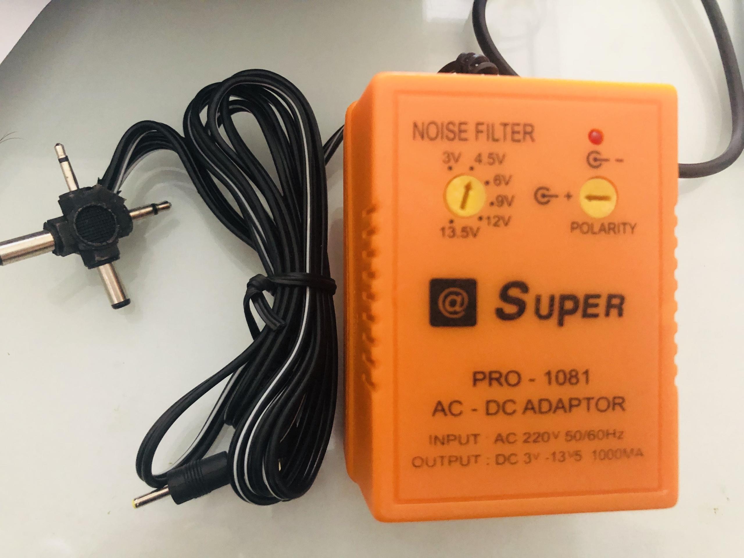 Nguồn Adapter Super Pro đa năng 1000MA