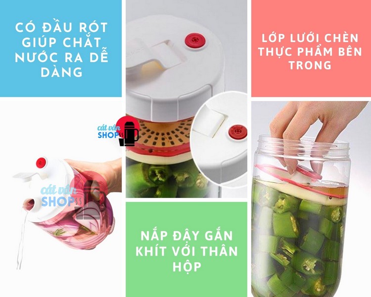 Hộp muối dưa cà Lock&Lock INL412 & INL413