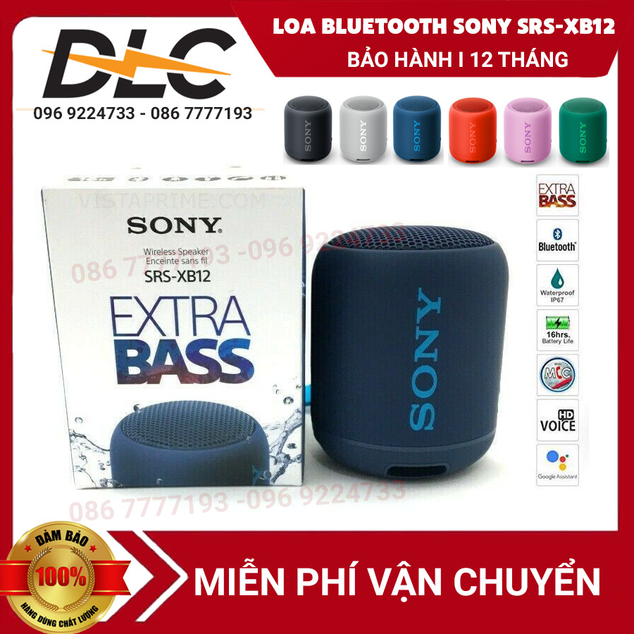 LOA SONY BLUETOOTH- Sony SRS-XB12- Loa Di Động Bluetooth Mini Cầm Tay Không Dây Loa