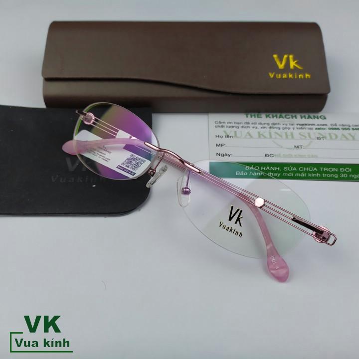 Gọng kính cận khoan không viền VK78