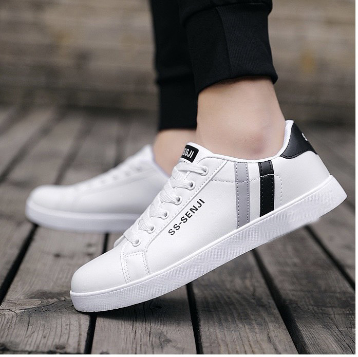 Giày Nam Sneaker Thể Thao - SENJII Kiểu Dáng Mới
