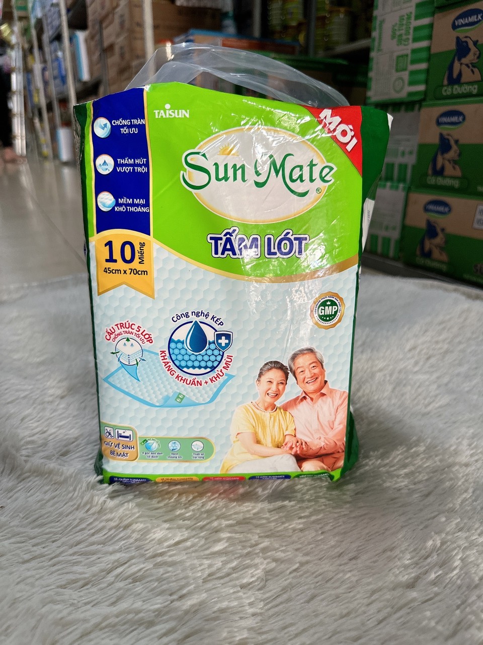 Tấm Lót Sun Mate 10 Miếng Mẫu Mới