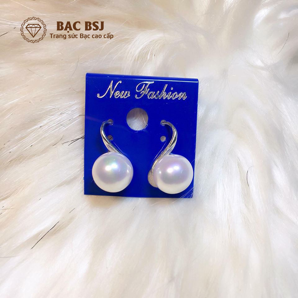 Bông tai nữ Bạc cao cấp. Bạc BSJ - BTNU01