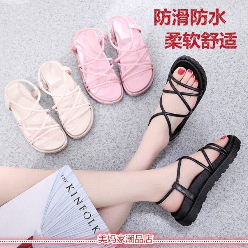 Dép sandal đế bánh mì quai nhỏ, hàng quảng châu siêu bền, đẹp và rẻ. giá rẻ