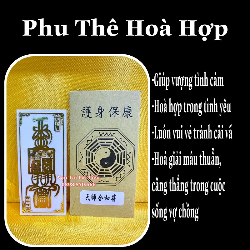 [HCM]Linh Phù Dán Phu Thê Hòa Hợp