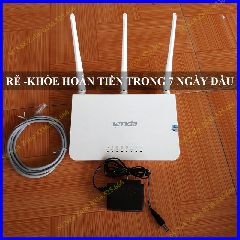 Bảng giá Bộ phát WiFi Tenda F3 3 râu 300Mbps Phong Vũ