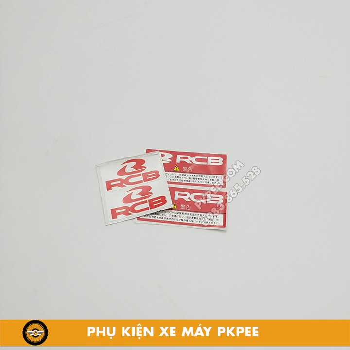 Bộ 4 Tem RCB Dán Phuộc