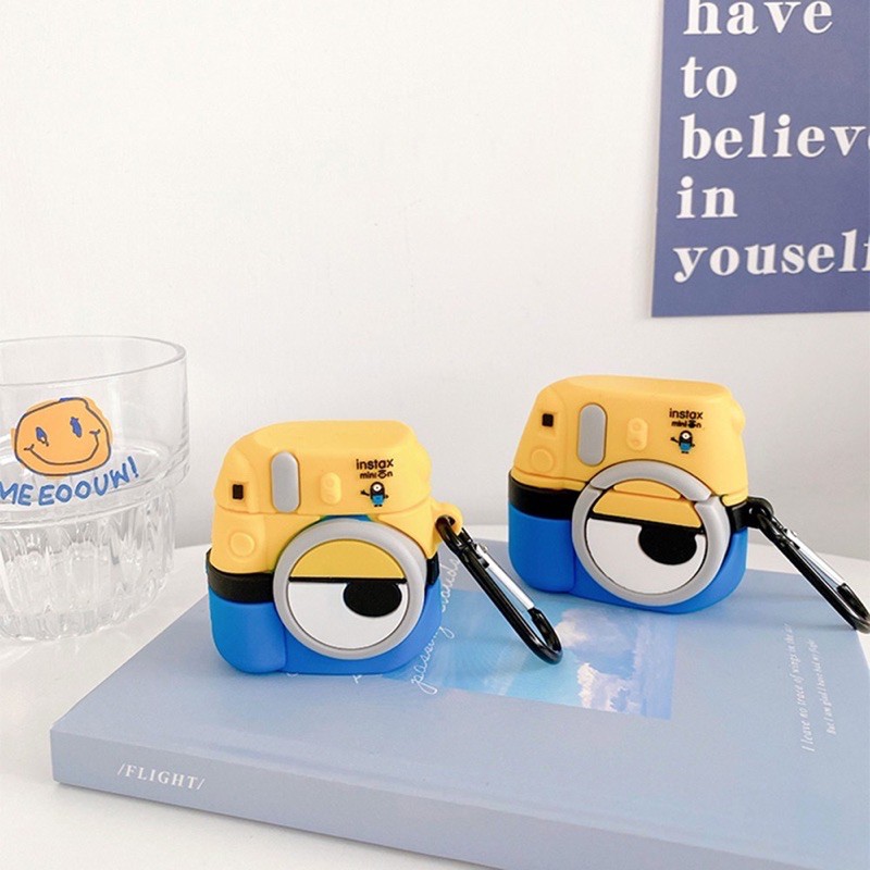Case A I R P O D 1/2/pro Máy Ảnh Minions